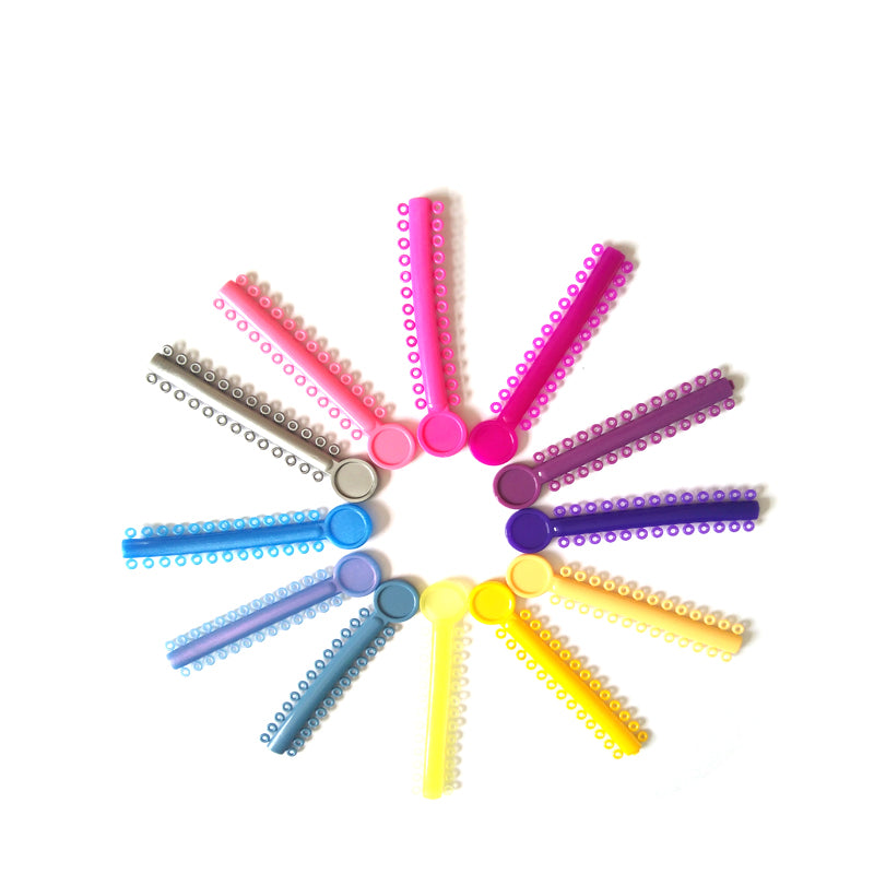 Orthodontic Elastics Ties Multicolor Ligature for Braces Multi Color